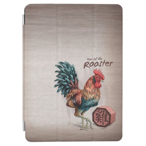 Year of the Rooster Chinese Zodiac Art iPad Air Cover