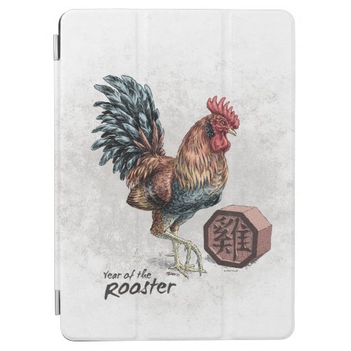 Year of the Rooster Chinese Zodiac Art iPad Air Cover