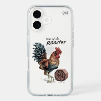 Year of the Rooster Chinese Zodiac Art iPhone 16 Case