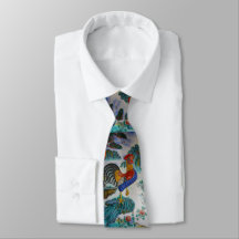 Year of the Rooster Tie Design 1