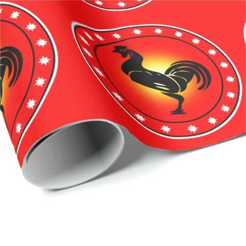 Year of the Rooster Wrapping Paper
