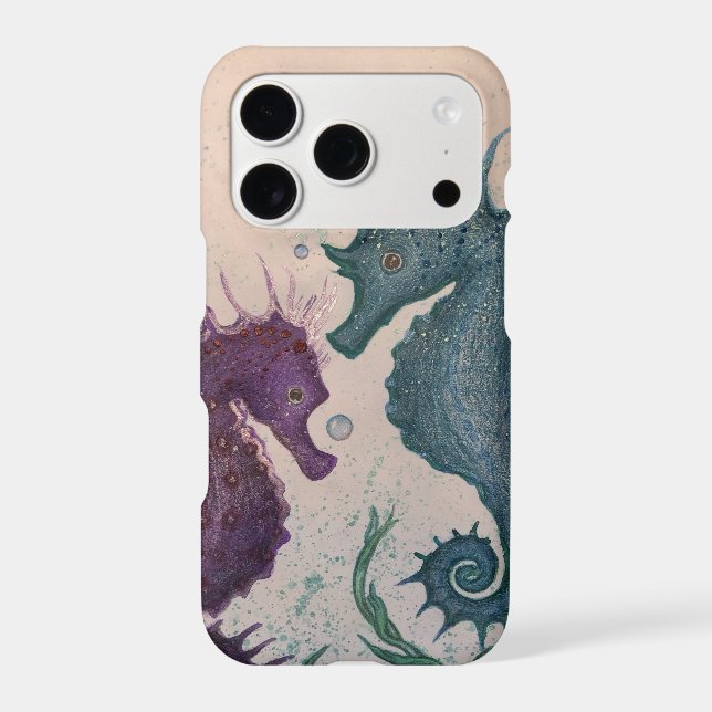 Year of the Seahorses  iPhone Case (Back)
