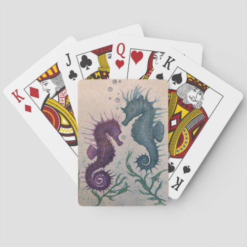 Year of the Seahorses Poker Cards