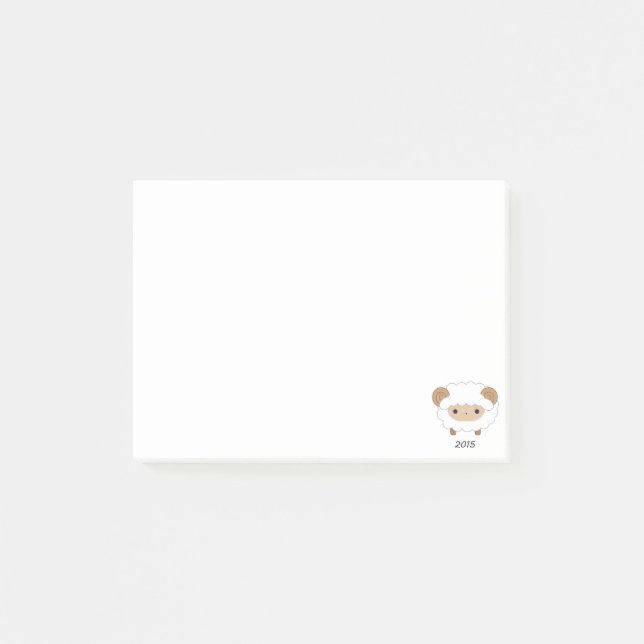 Year of the Sheep - 2015 Post-it Notes (Front)