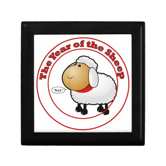 Year of the Sheep Cartoon Gift Box (Front)