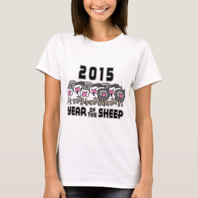 Year of The Sheep Ram Goat 2015 T-Shirt (Front)