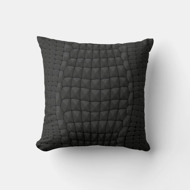 Year OF The Snake 2025 Black Snake Gift Throw Pillow (Front)