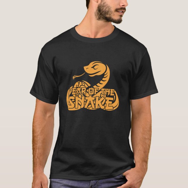 Year Of The Snake 2025 Lunar New Year Chinese New  T-Shirt (Front)