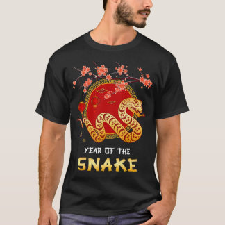 Year Of The Snake 2025 Lunar New Year Chinese New  T-Shirt
