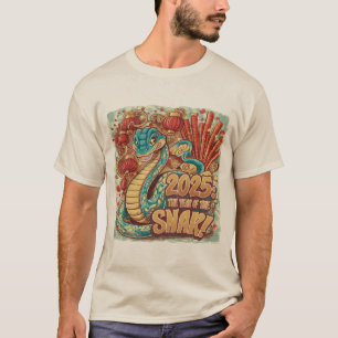 Year Of The Snake 2025 Lunar New Year Chinese New  T-Shirt