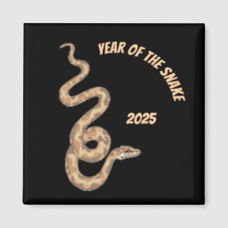 Year of the Snake 2025 Magnet