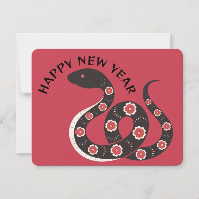 Year of the Snake 2025 Note Card & Calendar