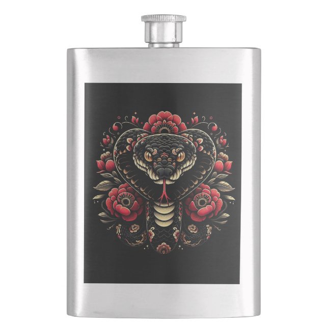 Year of the Snake 2025: Wisdom, Transformation Flask (Front)