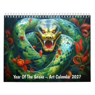 Year Of The Snake – Art Calendar 20XX