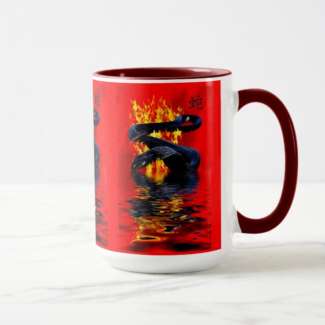 Year of the Snake Black Snake Chinese New Year Mug (Right)
