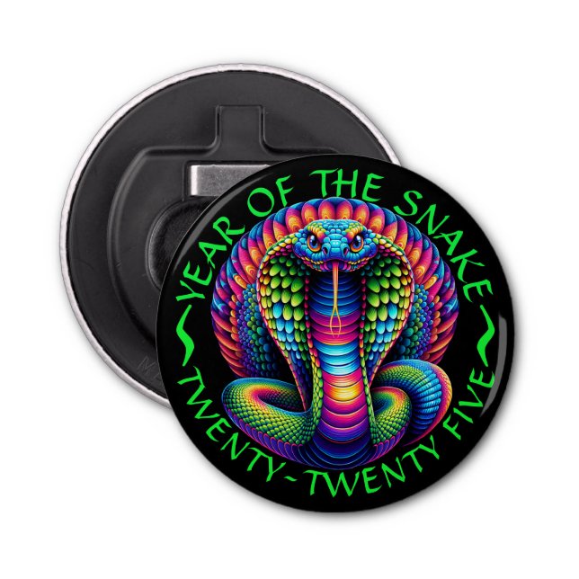Year of the Snake  Bottle Opener (Front)