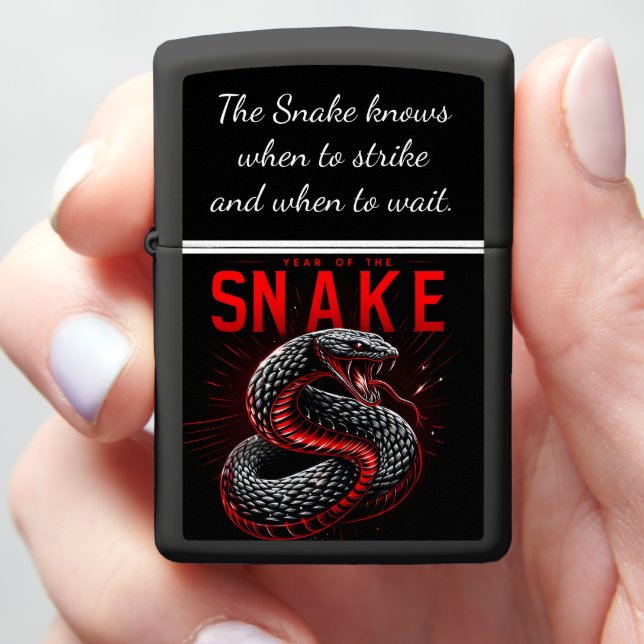 Year of the snake celebration! zippo lighter (In Hand)