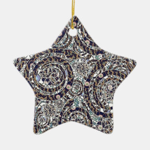 year of the snake ceramic ornament