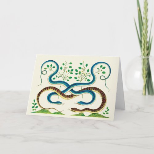 Year of the Snake Lunar New Year Greeting Card