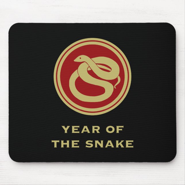 Year of the Snake Mouse Pad (Front)