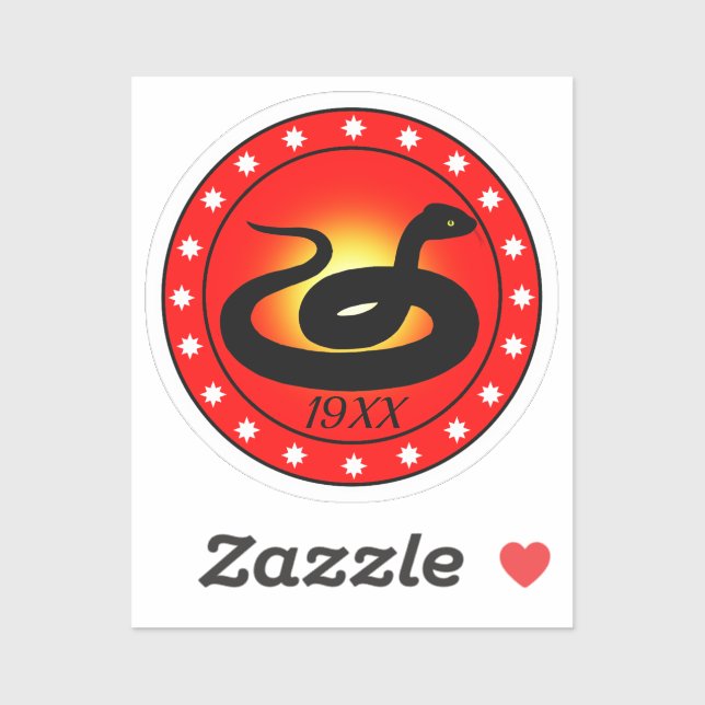Year of the Snake Sticker (Sheet)