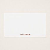 Year of the Tiger (Back)