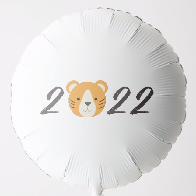 Year of the Tiger 2022 Balloon (Front)
