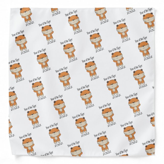 Year of the Tiger 2022 Bandana (Front)