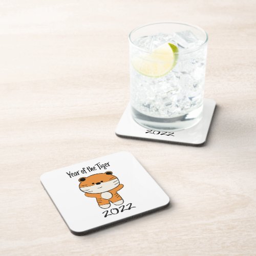 Year of the Tiger 2022  Beverage Coaster