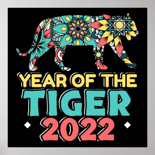 Year of The Tiger 2022 Chinese Zodiac Sign