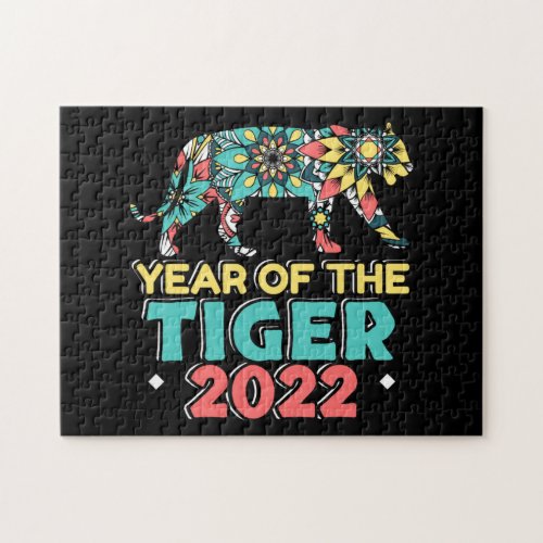 Year of The Tiger 2022 Chinese Zodiac Sign Jigsaw Puzzle