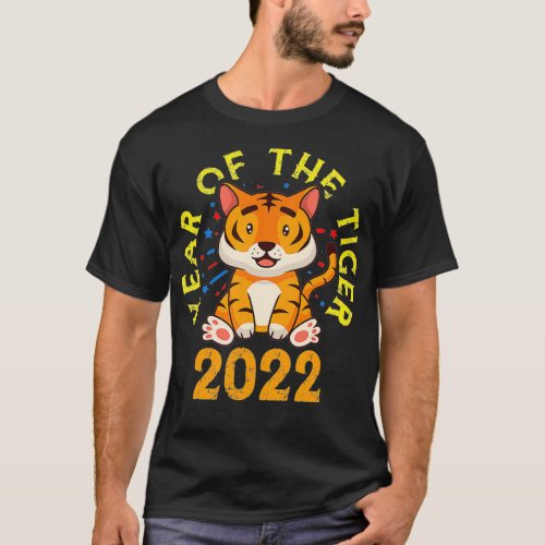 Year Of The Tiger 2022 New Years Day 2022  T_Shirt