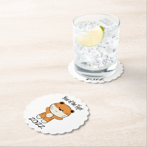 Year of the Tiger 2022  Paper Coaster