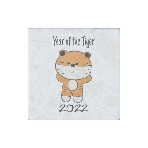 Year of the Tiger 2022 Stone Magnet