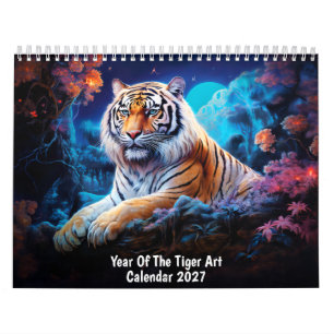 Year Of The Tiger – Art Calendar 20XX