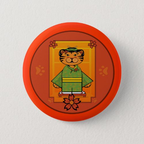 Year of the Tiger Button