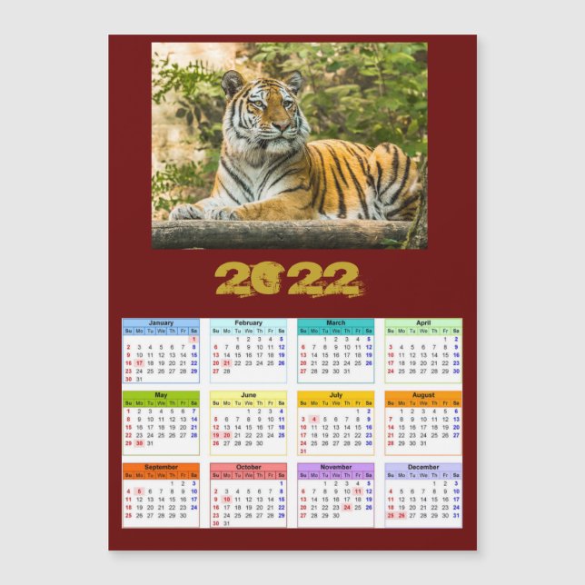 Year of the Tiger Card (Front)