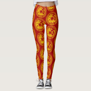 Animal Tiger Stripes Gold Leggings - Fashionnoiz