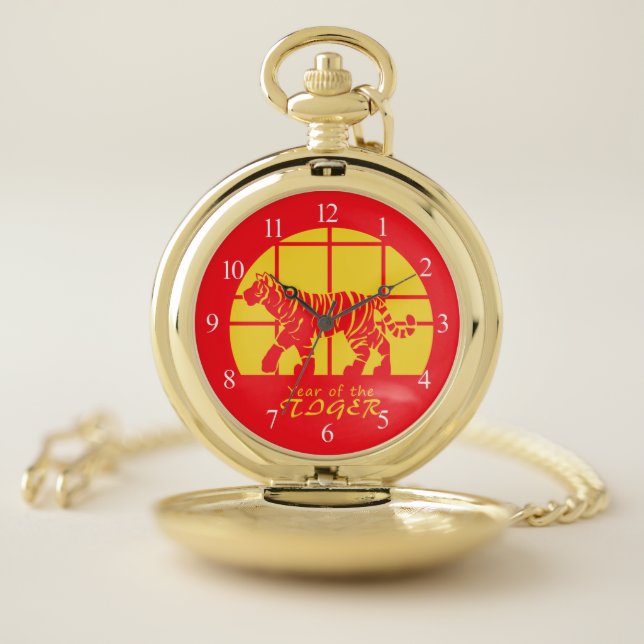 Year of the Tiger  Pocket Watch (Inside)