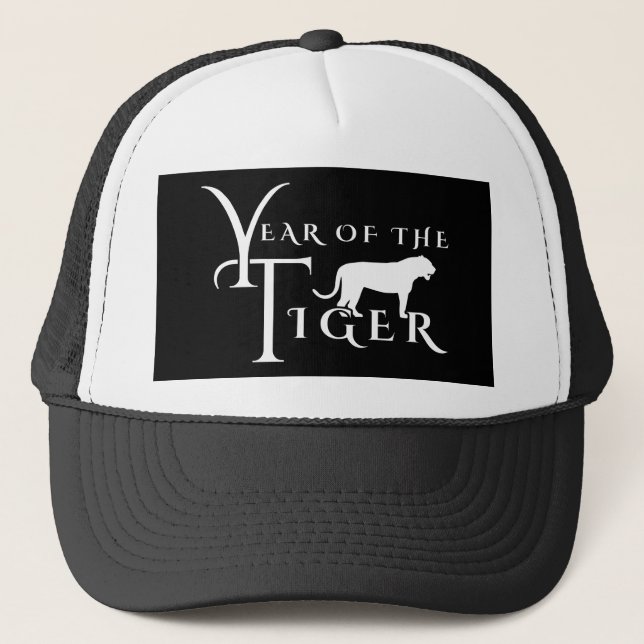 Year of the tiger trucker hat (Front)