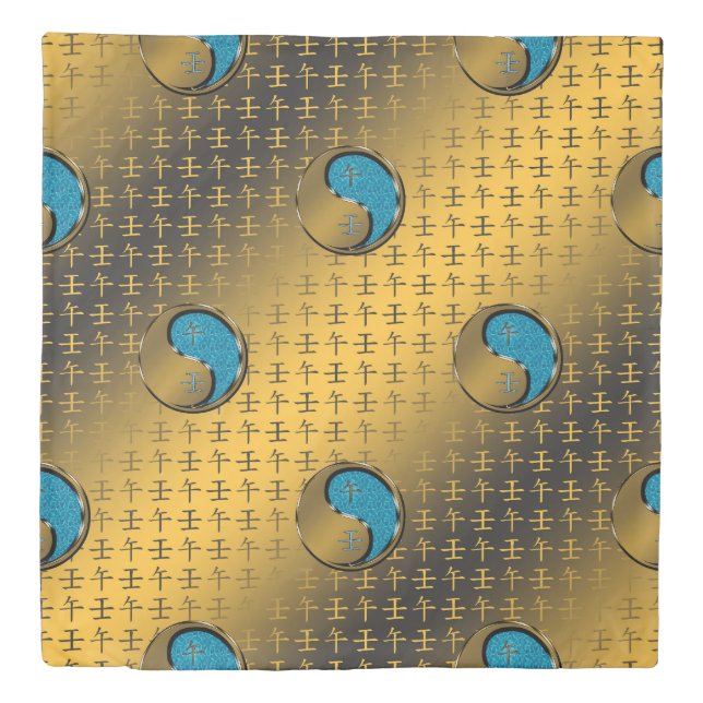 Year of the Water Horse Duvet Cover (Front)