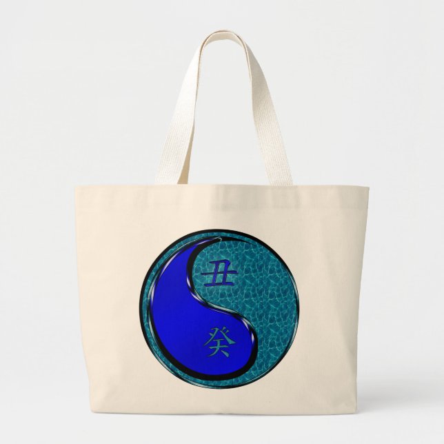 Year of the Water Ox Large Tote Bag (Front)