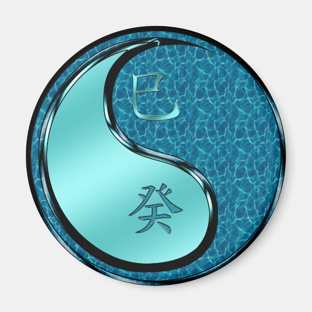 Year of the Water Snake Magnet (Front)