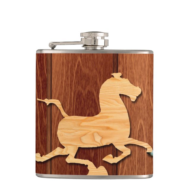 Year of the Wood Horse Flask (Front)