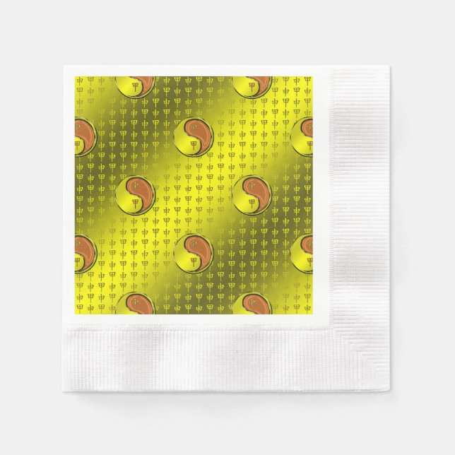 Year of the Wood Monkey Napkins (Front)