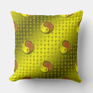 Year of the Wood Monkey Throw Pillow