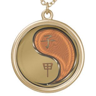 Year of the Wood Rat Gold Plated Necklace
