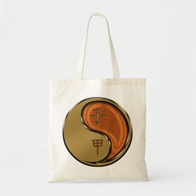 Year of the Wood Rat Tote Bag (Front)