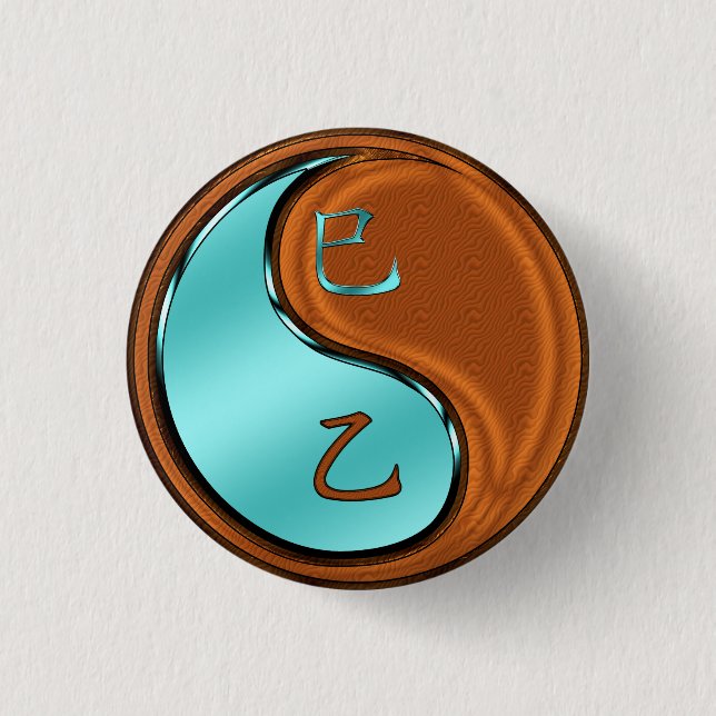 Year of the Wood Snake Button (Front)