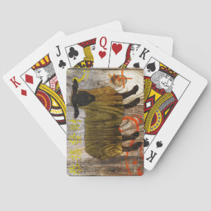year of the wooden sheep poker cards